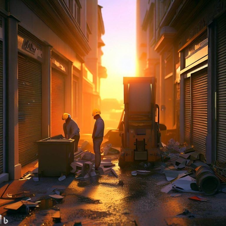 Vaciado de locales comerciales en Valencia