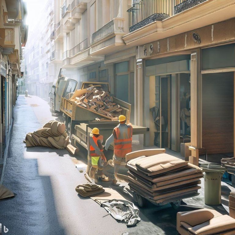 Vaciado de locales comerciales en Calp