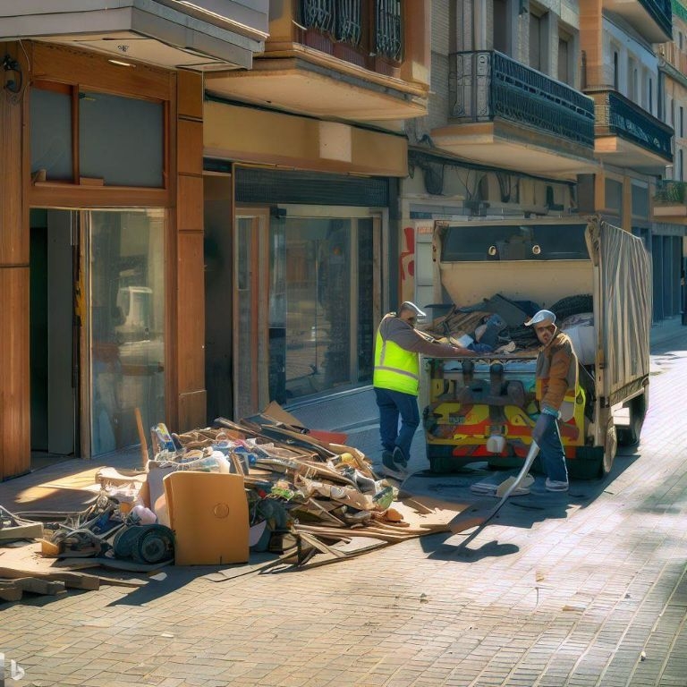 Vaciado de locales comerciales en Cocentaina