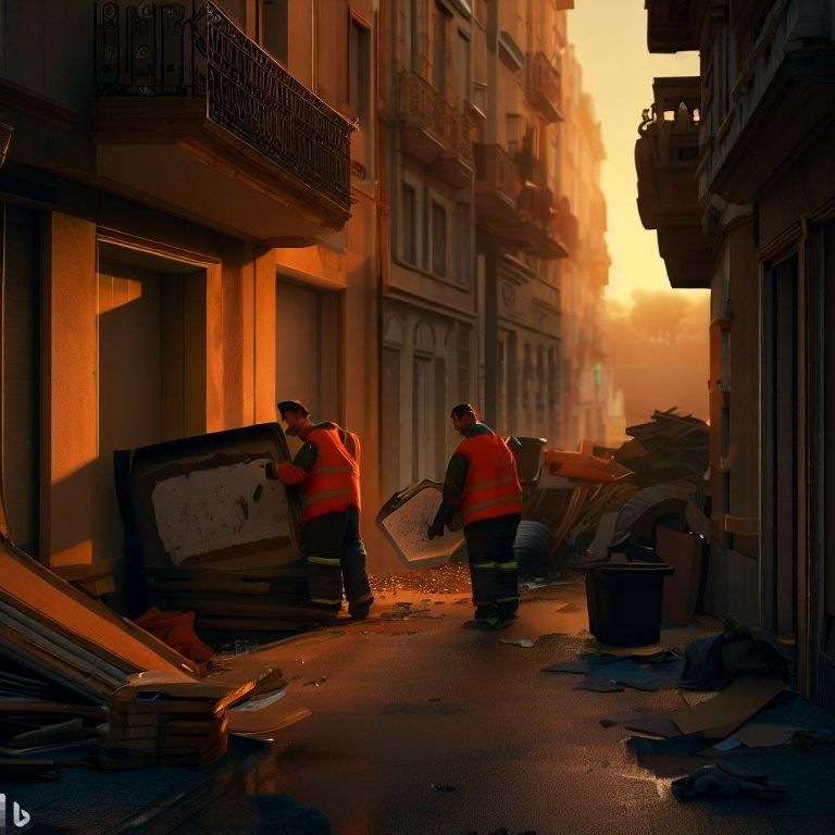 Vaciado de locales comerciales en Muro d'Alcoi