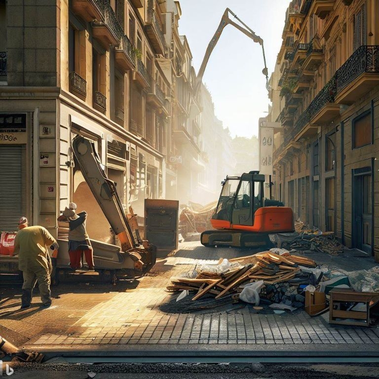 Vaciado de locales comerciales en Peniscola