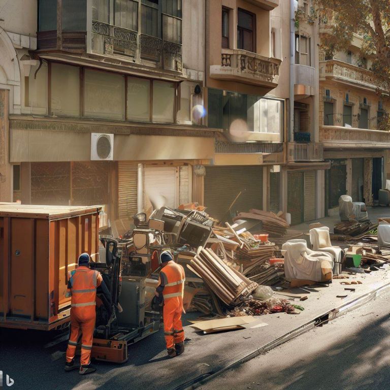 Un vaciado meticuloso y responsable en Xeraco con ZAFA